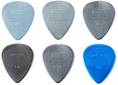 Dunlop Nylon Max Grip Guitar Picks Sample Pack (10 Picks)
