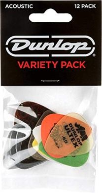 Dunlop Acoustic Guitar Picks Variety Pack (12)
