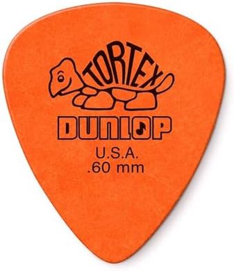 Dunlop Tortex Orange Guitar Picks (12-pack, .60mm)
