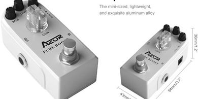 AZOR Pure Boost: Clean Boost Pedal for Electric Guitar
