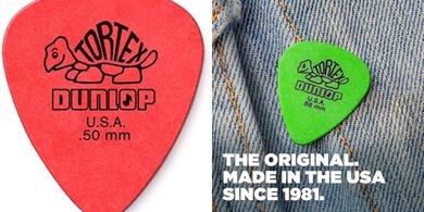 Dunlop Tortex Standard Red Guitar Picks (12-pack, 50mm)