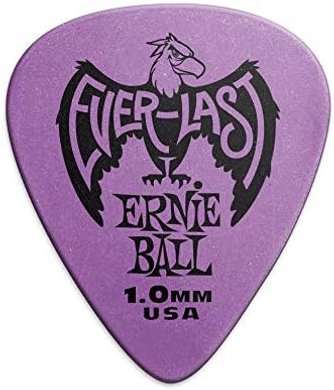 Ernie Ball Everlast Purple Guitar Picks (1.0mm, 12-pack)