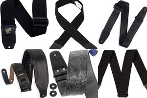 Black Guitar Strap