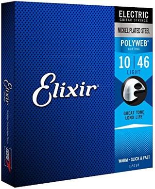 Elixir Polyweb Coated Electric Guitar Strings (Light 10-46)
