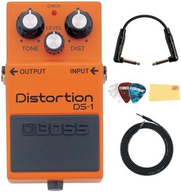 Boss DS-1 Distortion Pedal with Accessories
