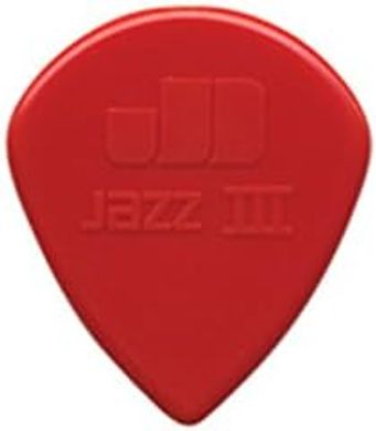 Dunlop Jazz III Red Nylon Picks (1.38mm)
