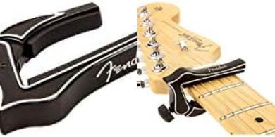 Black Fender Dragon Guitar Capo
