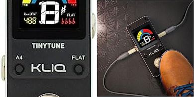 KLIQ TinyTune: Mini Chromatic Guitar/Bass Tuner with Calibration
