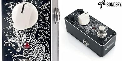 Sondery Mini Chorus Pedal: True Bypass Analogue Effect
