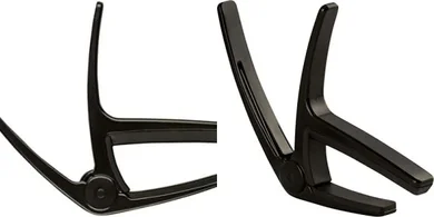 Black Fender Laurel Electric Guitar Capo