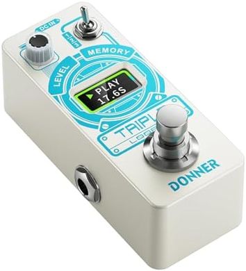 Donner Triple Looper Pedal: 90-minute looping with unlimited overdubs.
