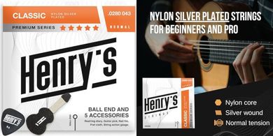 Silver Nylon Classical Guitar Strings: Fast & Easy Restring Kit
