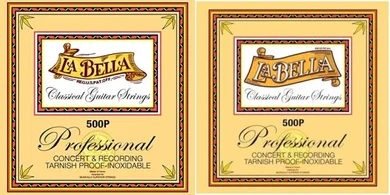 La Bella 500P Professional Classical Guitar Strings (Medium, 29-43)