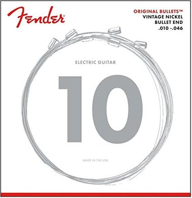 Fender Bullet Nickel Electric Guitar Strings (.010-.046)
