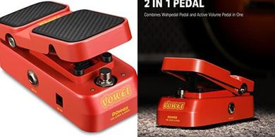 Donner Mini Wah Volume Pedal: Vintage Tone, Lightweight Design
