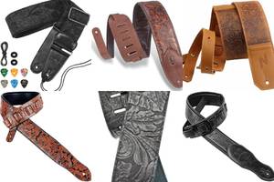 5 Stunning Embossed Guitar Straps