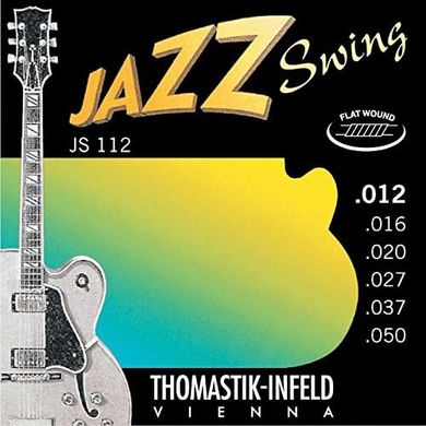 Thomastik Jazz Swing Pure Nickel Flatwound 6-String Set (JS112)