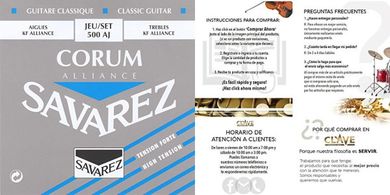 Savarez Alliance 500AJ High-Tension Classical Strings