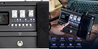 FLAMMA FX100: Multi-Effects Pedal with Amps, Effects, Looper, & Drums