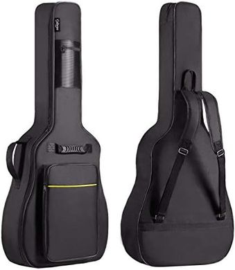 CAHAYA Acoustic Guitar Gig Bag: 41" padded, water-resistant, dual straps.
