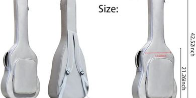 41-Inch Acoustic Guitar Gig Bag with Backpack Straps
