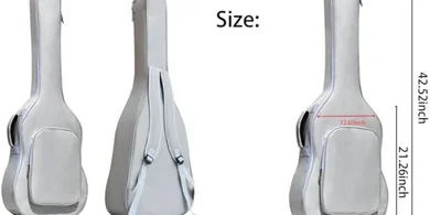 41-Inch Acoustic Guitar Gig Bag with Backpack Straps