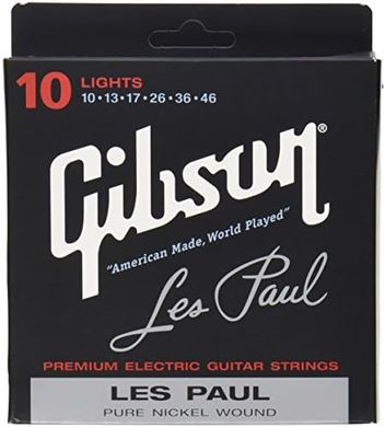 Gibson Les Paul Premium Electric Guitar Strings (10-46 Light)