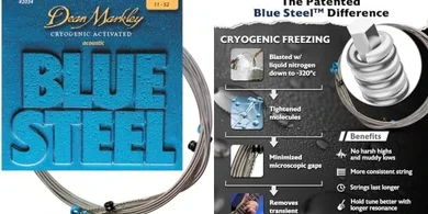 Dean Markley Blue Steel Acoustic Guitar Strings (Light, Cryogenically Treated)