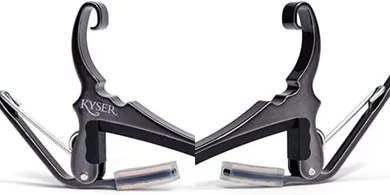 Kyser Black Chrome 6-String Acoustic Guitar Capo