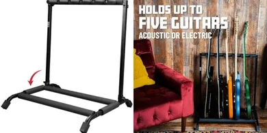 Rok-It 5-Guitar Folding Rack
