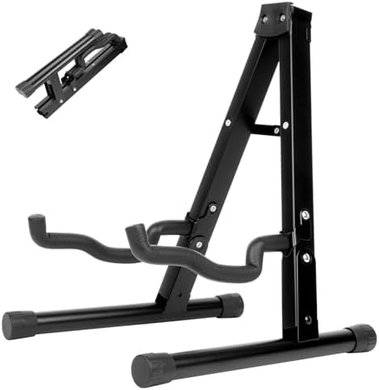 Foldable Electric & Acoustic Guitar Stand with Non-Slip Base