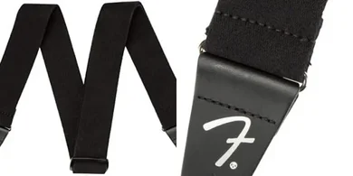 Fender Black Supersoft Guitar Strap (2")