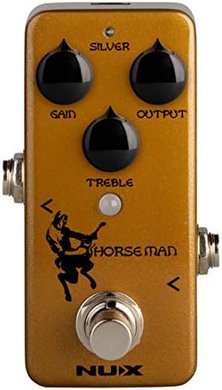 Horseman Overdrive Guitar Pedal: Gold & Silver Modes