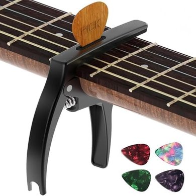 TANMUS 3-in-1 Capo: Guitar, Ukulele, Mandolin, Banjo
