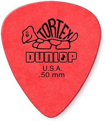 Dunlop Tortex Standard Red Guitar Picks (12-pack, 50mm)