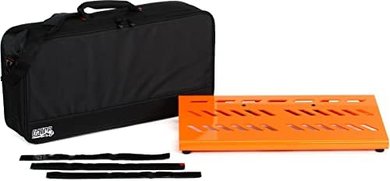 Gator Large Aluminum Pedalboard with Carry Bag (Orange)
