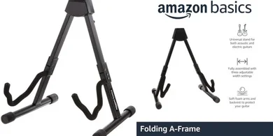 Amazon Basics Adjustable A-Frame Guitar Stand
