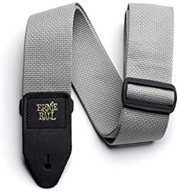 Ernie Ball Gray Polypro Guitar Strap