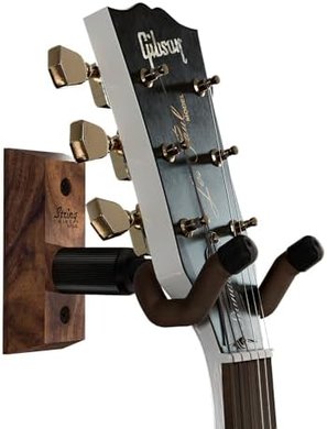Black Walnut Guitar Wall Mount (All Sizes, USA Made)