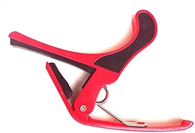 Red Professional Metal Capo for Acoustic & Electric Guitars