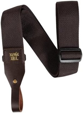 Ernie Ball Brown Polypro Acoustic Guitar Strap