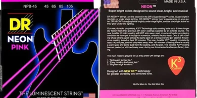 DR Neon Bass Strings (HI-DEF)
