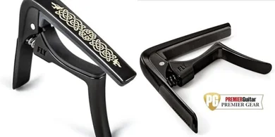 Dunlop Trigger Fly Celtic Knot Capo (Curved Black)