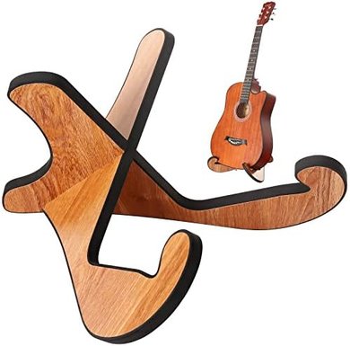 Detachable Wooden Guitar Stand for Acoustic, Electric, Classical & Bass Guitars