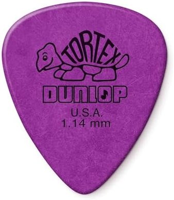 Dunlop Tortex 1.14mm Purple Guitar Picks (12-pack)