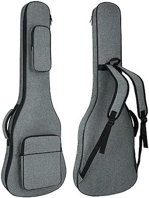 Padded Electric Guitar Gig Bag with Neck Strap & Hanger
