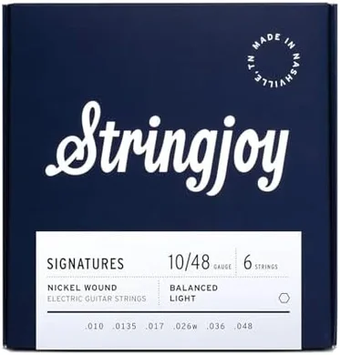 Stringjoy BAL10 Nickel Wound Electric Guitar Strings (10-48)